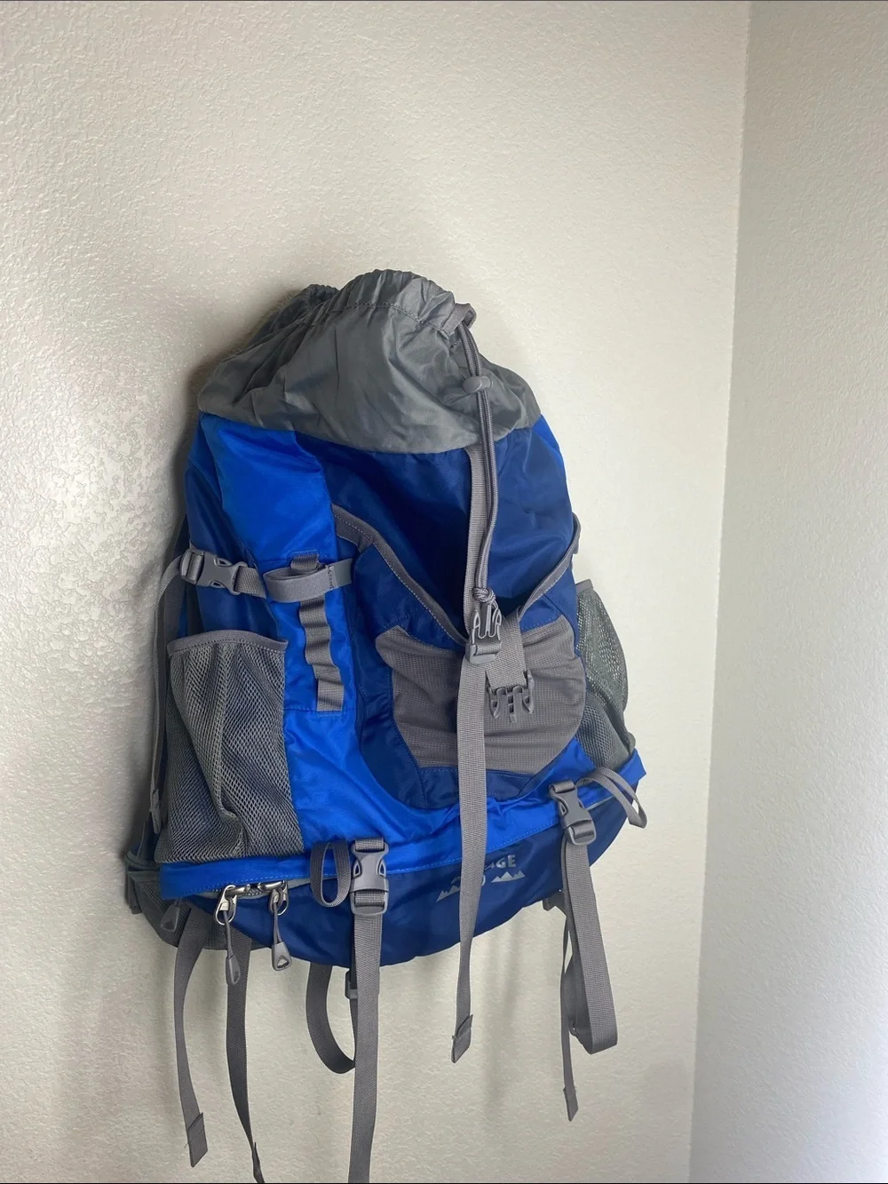 REI Royal Blue and Gray Passage 40 Daypack Backpack